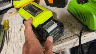 How to tell if your Ryobi 40 V Battery is fully charged