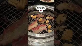 Instagram vs reality. Beef yakiniku in japan vs indonesia 🤣 #food #yakiniku #beef