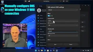 How to manually configure DNS on your Windows 11 Wifi connection