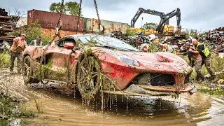 ASMR Car Restoration | 1985 Ferrari Testarossa Burnt to Brand New Restoration
