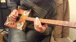 Delta Rat slide guitar demo by Dimitri Koutinas