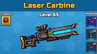 New Trader Van Laser Carbine Sniper Review | Pixel Gun 3D 3 Cat Spam Gameplay