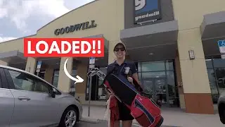 THESE THRIFT STORES WERE LOADED WITH GOLF CLUBS!! ($100 PROFIT CHALLENGE)