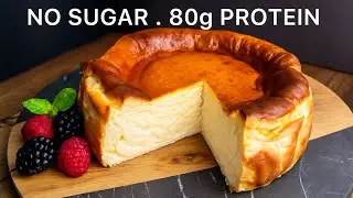 No-Sugar Basque Cheesecake - 80g Protein & You Won&rsquo;t Believe This Texture!