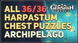 All 36 Harpastum Ring Puzzles & Painted Wall Chests Genshin Impact