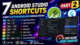 7 Android Studio Shortcuts Every Flutter Developer Should Know | Part 2 #flutter #androidstudio