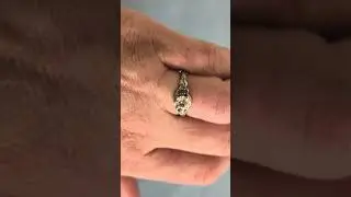 Nature Inspired Lab Diamond Engagement Ring | 14K Gold or Platinum Ring