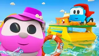 Die Autos reisen mit dem F&auml;hrschiff! Neuer Cartoon mit Lea und ihrem Team
