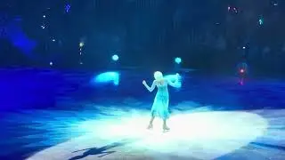 FROZEN-ELSA-LET IT GO-DISNEY ON ICE: FIND YOUR HERO 2024 - ENTRANCE - PRUDENTIAL CENTER NEW JERSEY