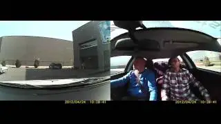 DashcamCenter.com - RDC5 Dashcam / Car DVR VGA Dual Camera incl GPS 3000-Serie - Quick Test