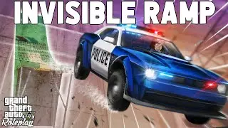 DESTROYING COPS With An Invisible Ramp In GTA RP