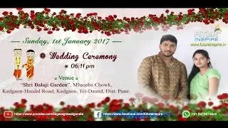 Sandip weds Rupali - Traditional [Premium] Wedding Invitation Video (25-DEC-2016)