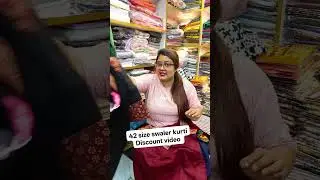 42 Size Swaler Kurti on Discount ❄️ | Comfortable Winter Kurti | Sajabo Jotone #shorts #fashion