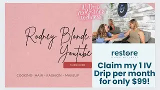 Come with me to restore wellness for an IV trip therapy