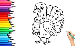 How To Draw Thanksgiving Turkey | Thanksgiving Turkey