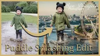 Puddle Splashing Edit: Photo shoots On A Rainy Day
