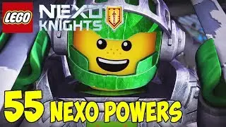 ALL 55 AARON`S NEXO SHIELDS. NEXO POWERS Scan and Play - LEGO Nexo Knights