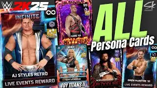 All 58 WWE 2K25 Persona Cards Showcase | Which One Will YOU Pick?