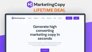 MarketingCopy Lifetime Deal $49 - AI-Powered Marketing Copywriter | AI Copywriting Tools Deals