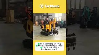 TORCHUCK TCE-08B: The Ultimate Mini Excavator for DIY & Small Jobs &ndash; Full Review & Demo!