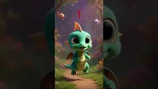 Baby Dragon Learns to Count 1 2 3 | Fun Kids Learning