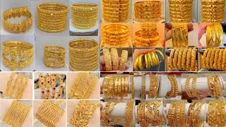gold bangles design 2025 #goldbanglesdesign #topglobalfashion
