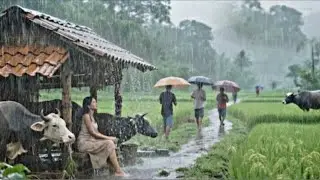  himalayan Nepali Village life Rainy Season people Activities In Village Nepali Village Life