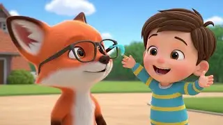 Baby Fox Wears Mommy&rsquo;s Glasses | Funny and Fun Kids Nursery Rhyme Animation