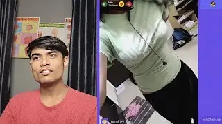Starting me laga she is innocent 😇 But.. But.. She Is a Baddie 😅 #deepakdaku #omeglelaughs 