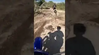Riding with the off road John Wayne #dirtbike #enjoytheride #bike #tdr