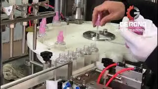 Portable hand sanitizer gel bottle filling capping machine customized packing line