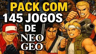 Pack com 145 jogos de Neo Geo