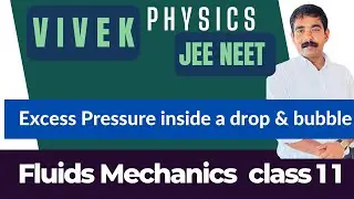 Excess Pressure inside a Soap Bubble Class 11 ||
