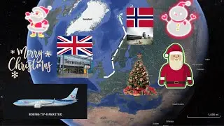Annual Christmas flight from Longyearbyen to London(ENSB-EGLL)- 25/12/2027