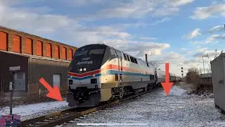 WINTER WONDERLAND: &ldquo;Amtrak and CT Rail, New England