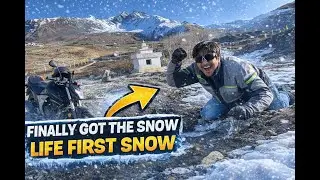 CAN'T BELIEVE THIS IS SNOW❄️ |  Mustang nepal  |  Ride to Mustang - December