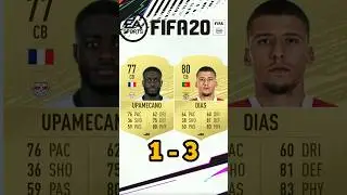 UPAMECANO VS R&Uacute;BEN DIAS FIFA COMPARISON 🇨🇵🇵🇹 #eafc24 #fifa23 #shorts