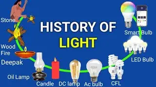 History of Smart Bulb Revolution from stone fire 🔥
