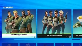 NEW DEFAULTS BUNDLES in Fortnite ITEMSHOP preview (Royale Recruits, Battle Classics)