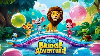 The Bubble Bridge Adventure! | Fun Cartoon for Kids with Leo the Lion and Friends #cartoon #bubble