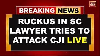 LIVE: Lawyer Attempts Attack on CJI B.R. Gavai in Supreme Court, Cites &lsquo;Sanatan Dharma&rsquo; Slogans