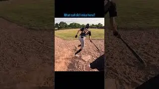 #16u the plate ump is always too focused on the ball #baseball #umpire #sports #michigan #arizona