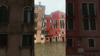 All CROOKED church in Venice, Italy. July-03-2024