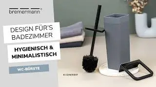 Moderne WC-Garnitur mit Wandhalterung - WC-B&uuml;rste SAVONA Softtouch | bremermann