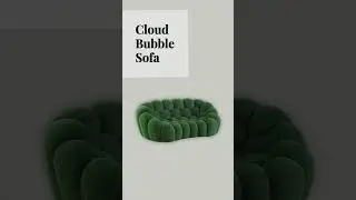 Cloud Nine Comfort: Float away on our Luxurious Bubble Cloud Sofa