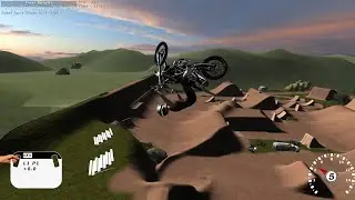 Quad flairs and big airs in mx simulator