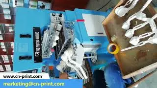 4 color open ink well pad printer