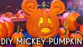 Mickey DIY Pumpkin