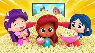 Terlalu Banyak Popcorn! 🍿 Putri Tidur & Putri Duyung | Increditales