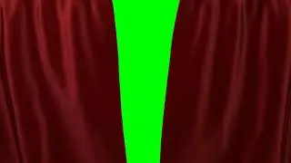 Green screen Curtain effect video